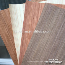 natürliche Holzfurniere Linyi Gesicht Furnier Lieferant 0.3mm Holzfurnier